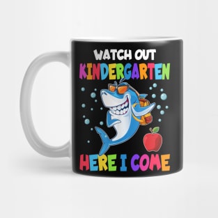 Watch Out Kindergarten Here I Come Dabbing Shark- Back To School Mug